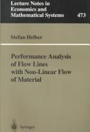 Cover for Performance Analysis of Flow Lines With Non-Linear Flow of Material