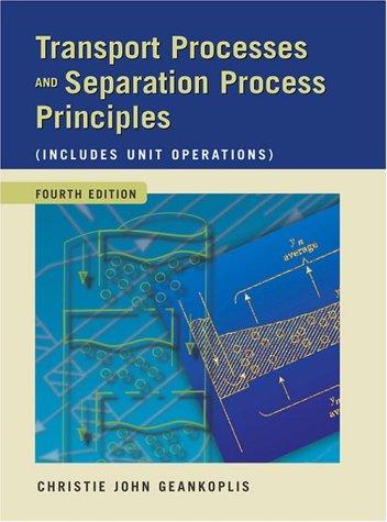Cover for Transport processes and separation process principles