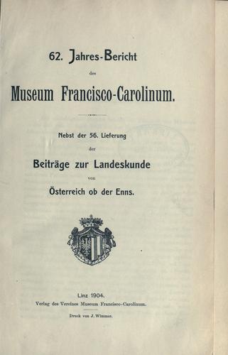 Cover for Jahrbuch.