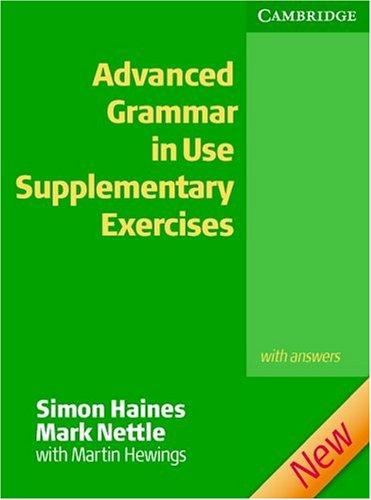 Cover for Advanced Grammar in Use Supplementary Exercises with Answers (Grammar in Use)