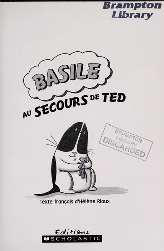 Cover for Basile au secours de Ted