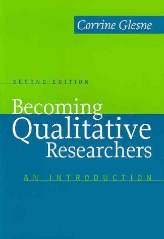 Cover for Becoming qualitative researchers