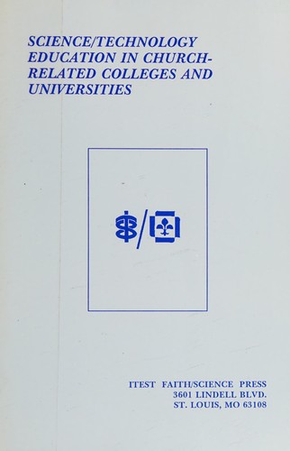 Cover for Science/Technology education in church-related colleges and universities