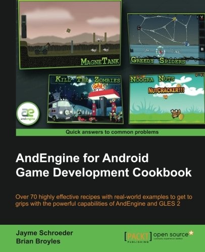 Cover for AndEngine for Android Game Development Cookbook