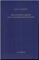 Cover for The Letter of Ammon and Pachomian monasticism