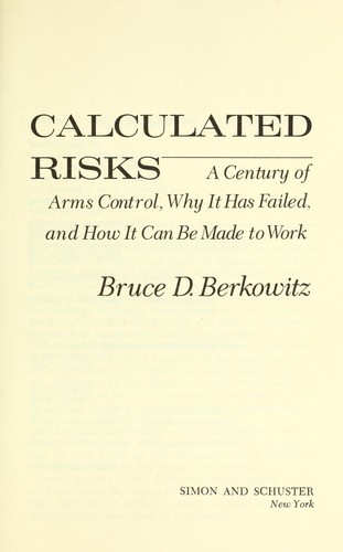 Cover for Calculated risks