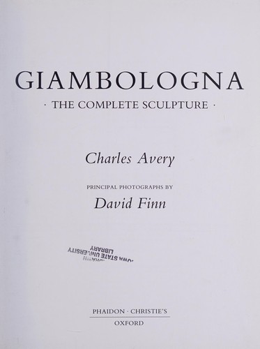 Cover for Giambologna