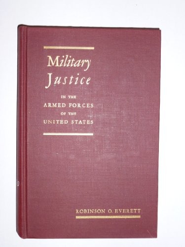 Cover for Military justice in the Armed Forces of the United States