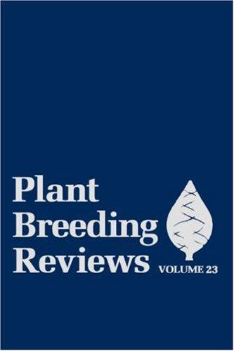 Cover for Plant Breeding Reviews, (Plant Breeding Reviews)