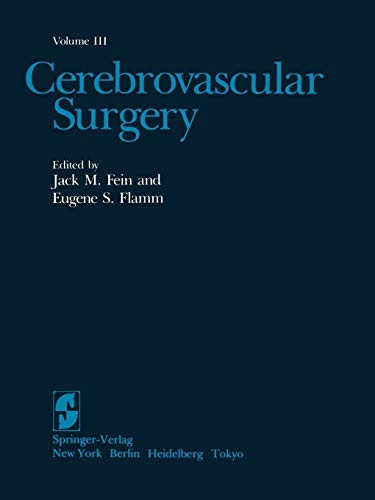 Cover for Cerebrovascular Surgery