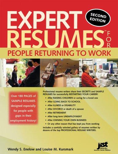 Cover for Expert Resumes for People Returning to Work (Expert Resumes)