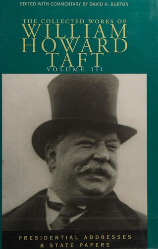 Cover for Taft papers on League of Nations