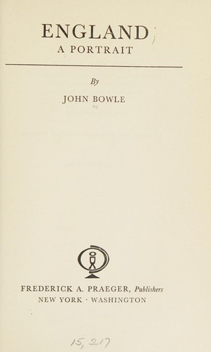 Cover for England
