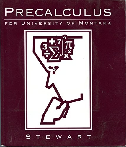 Cover for Precalculus Math 121 for the University of Montana