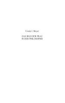Cover for Das Bild der Frau in der Philosophie