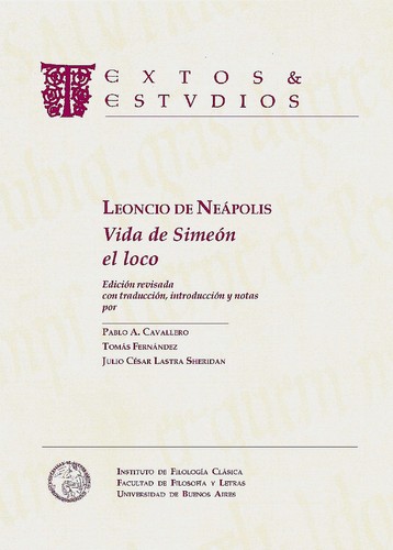 Cover for Vida de Simeón el loco