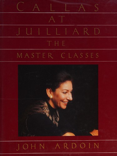 Cover for Callas at Juilliard