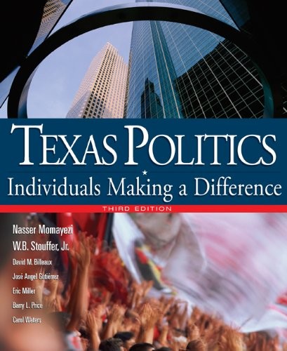 Cover for Texas Politics 3rd Edition
