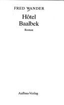 Cover for Hôtel Baalbek