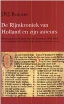Cover for De Rijmkroniek van Holland en zijn auteurs