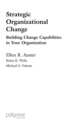Cover for Strategic Organizational Change
