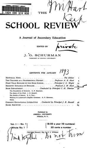 Cover for Regents' diplomas and school certificates in English