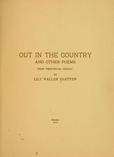 Cover for Out in the country