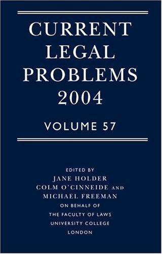Cover for Current Legal Problems 2004