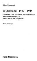 Cover for Widerstand 1939-1945