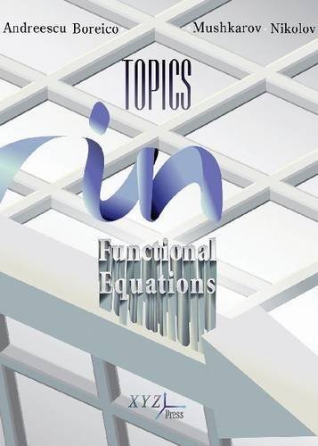 Cover for Topics in Functional Equations
