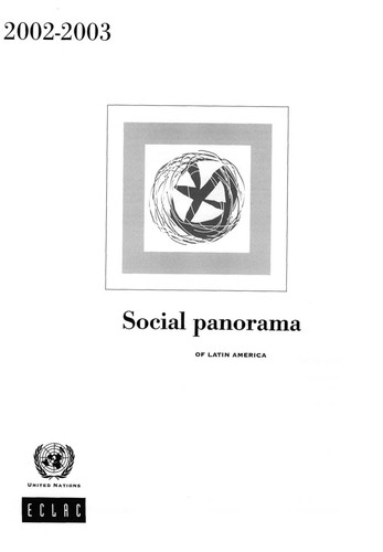 Cover for Social panorama of Latin America