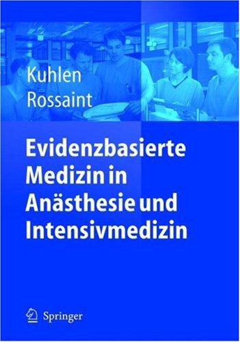 Cover for Evidenzbasierte Medizin in Anästhesie und Intensivmedizin