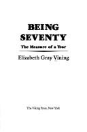 Cover for Being seventy