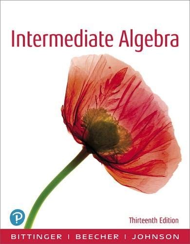 Cover for Intermediate Algebra