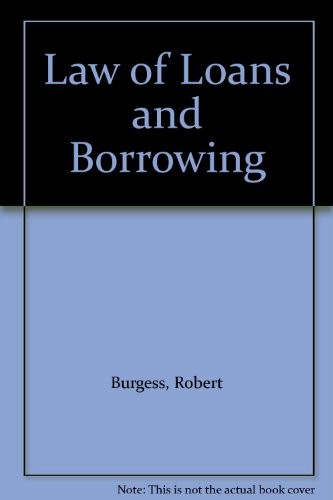 Cover for Law of Loans and Borrowing