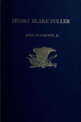Cover for Henry Blake Fuller.