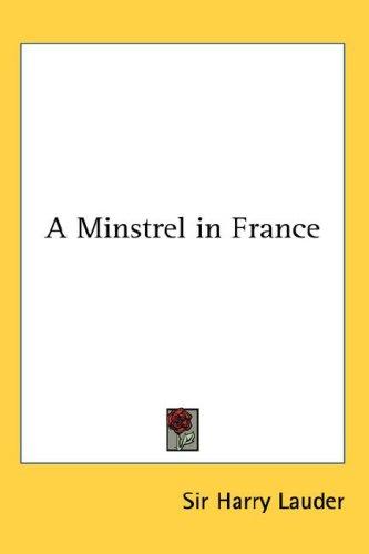 Cover for A Minstrel in France