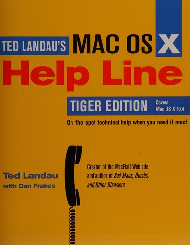 Cover for MAC OS X Help Line