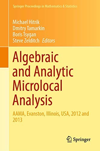 Cover for Algebraic and Analytic Microlocal Analysis