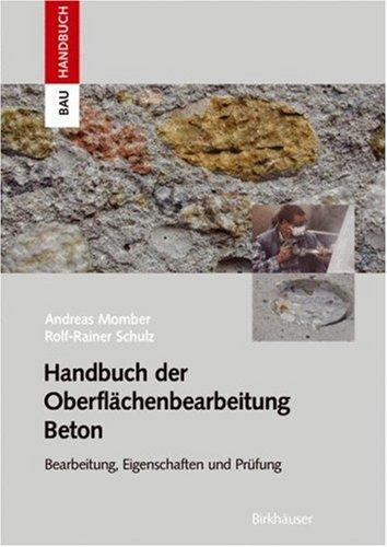 Cover for Handbuch der Oberflächenbearbeitung Beton