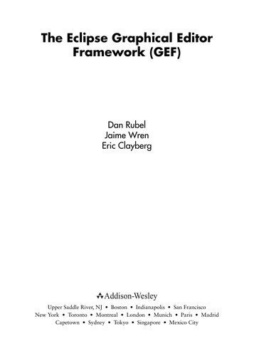 Cover for The Eclipse Graphical Editor Framework (GEF)