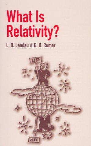 Cover for What is relativity?