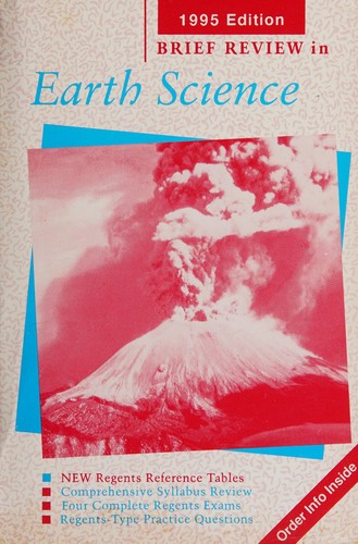 Cover for Brief review in earth science