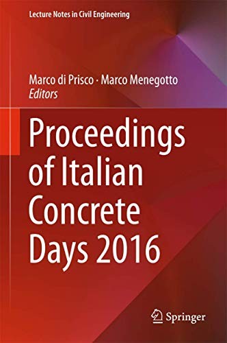 Cover for Proceedings of Italian Concrete Days 2016