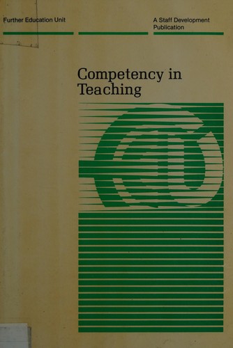 Cover for Competency in teaching