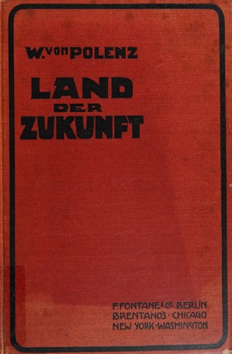 Cover for Das Land der Zukunft (German Edition)