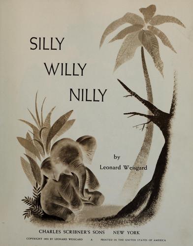 Cover for Silly Willy Nilly.