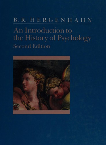 Cover for An introduction to the history of psychology