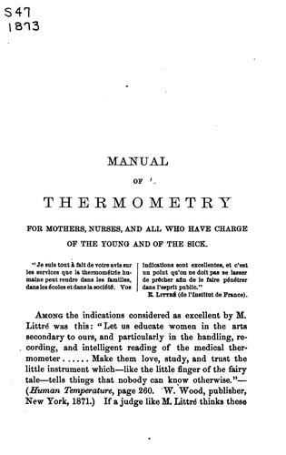 Cover for Family thermometry