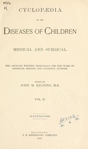 Cover for Cyclopaedia of the diseases of children